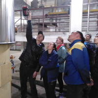 哈萨克斯坦200吨大豆浸出工程项目，现场项目经理给工厂员工进行培训2（in Kazakstan 200 tons soybean leach project, the project manager was training staffs-photo 2）